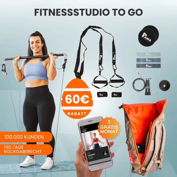 PAKAMA Fitnessstudio to Go (inkl. App) PAKAMA athletics