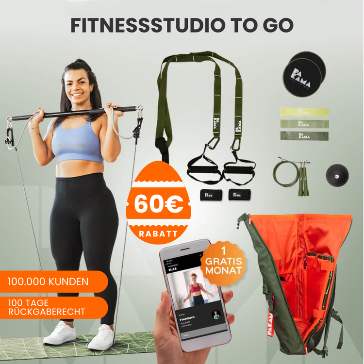 PAKAMA Fitnessstudio to Go (inkl. App) PAKAMA athletics