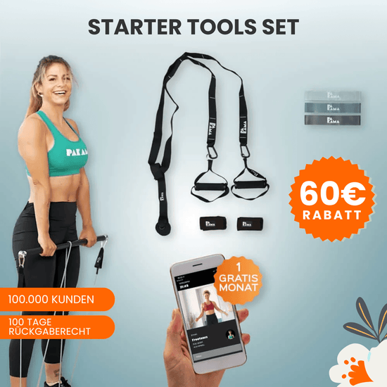PAKAMA Starter Tools Set Fitnessstudio to Go (inkl. App) PAKAMA athletics