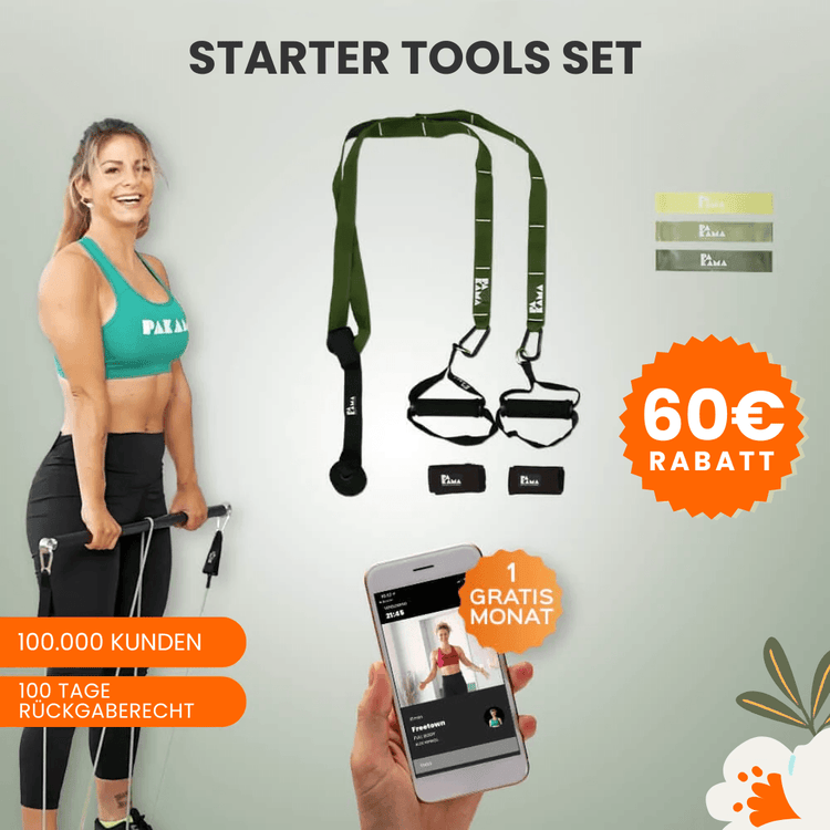 PAKAMA Starter Tools Set Fitnessstudio to Go (inkl. App) PAKAMA athletics