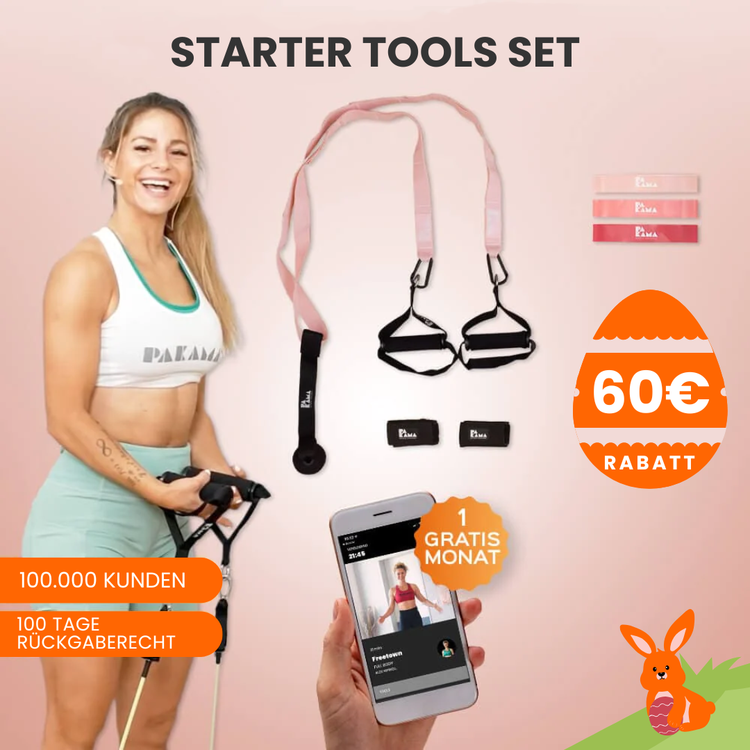 PAKAMA Starter Tools Set Fitnessstudio to Go (inkl. App) PAKAMA athletics