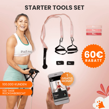 PAKAMA Starter Tools Set Fitnessstudio to Go (inkl. App) PAKAMA athletics