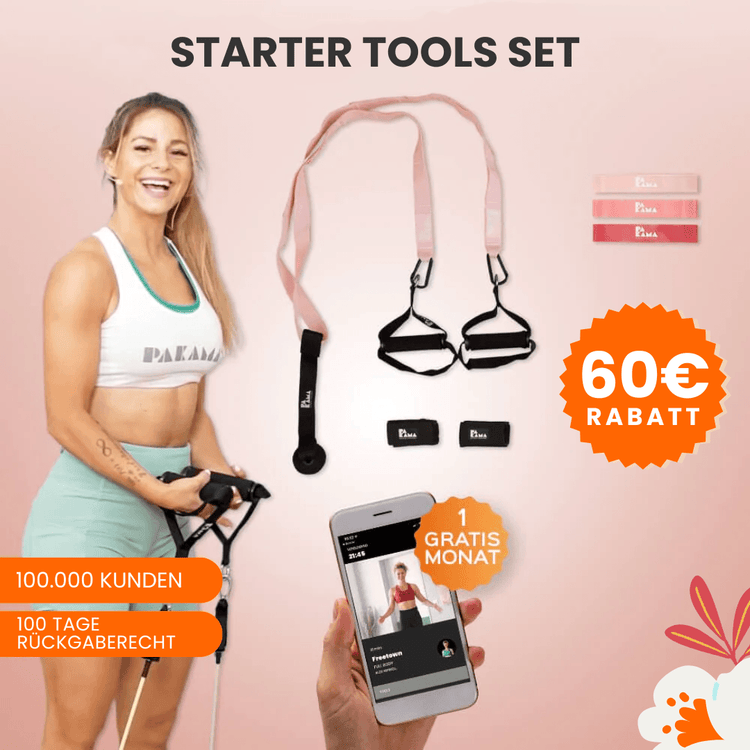 PAKAMA Starter Tools Set Fitnessstudio to Go (inkl. App) PAKAMA athletics