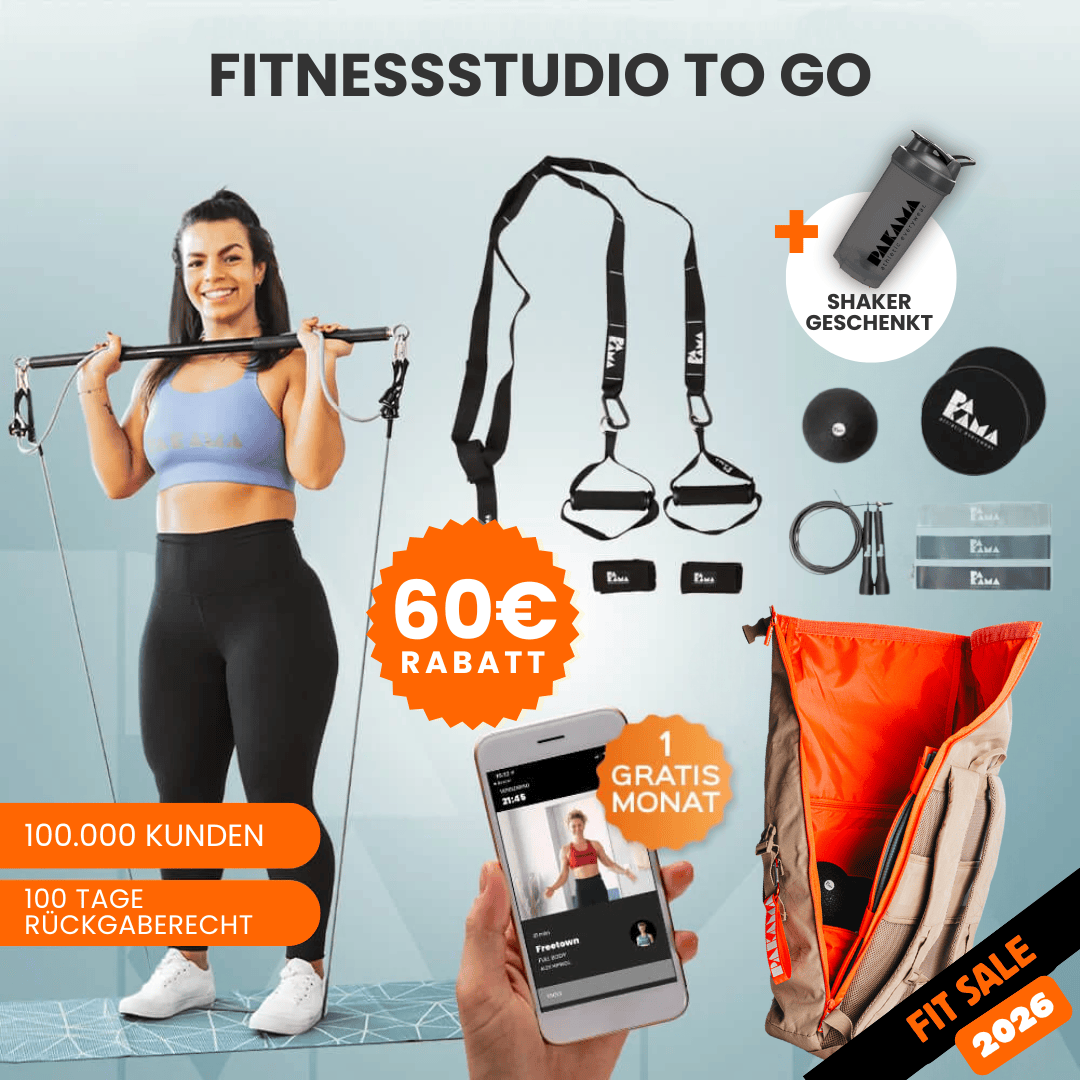 PAKAMA Fitnessstudio to Go (inkl. App) PAKAMA athletics