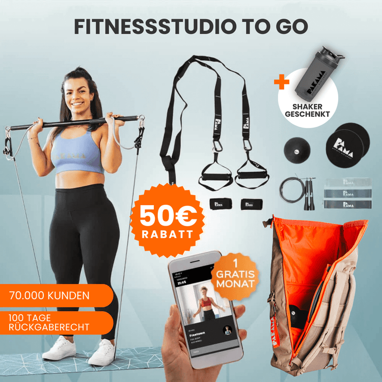 PAKAMA Fitnessstudio to Go (inkl. App) PAKAMA athletics