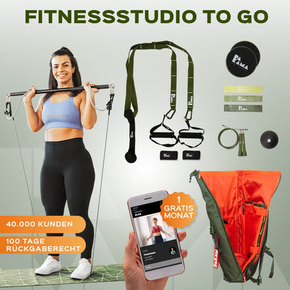 !B-Ware-Schnapper! PAKAMA Fitnessstudio to Go (inkl. App) PAKAMA athletics