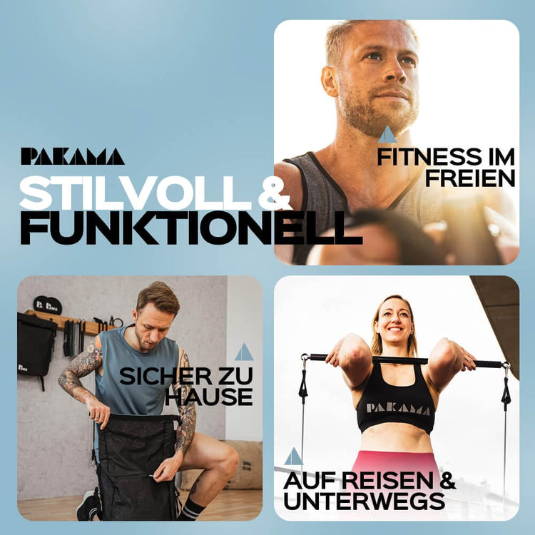 !B-Ware-Schnapper! Fitnessstudio to Go (inkl. App) PAKAMA athletics
