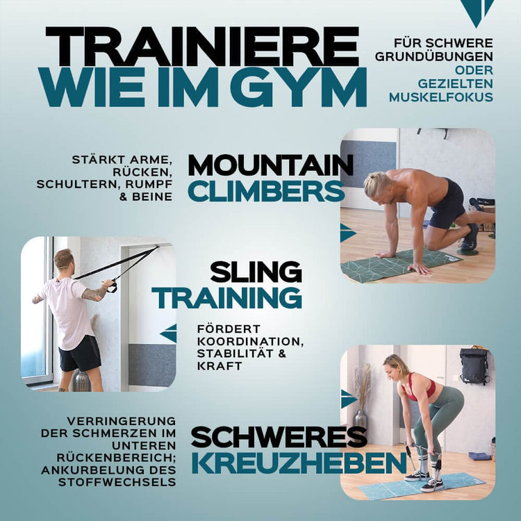 !B-Ware-Schnapper! Fitnessstudio to Go (inkl. App) PAKAMA athletics