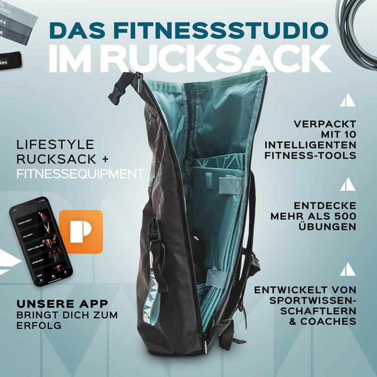 !B-Ware-Schnapper! Fitnessstudio to Go (inkl. App) PAKAMA athletics