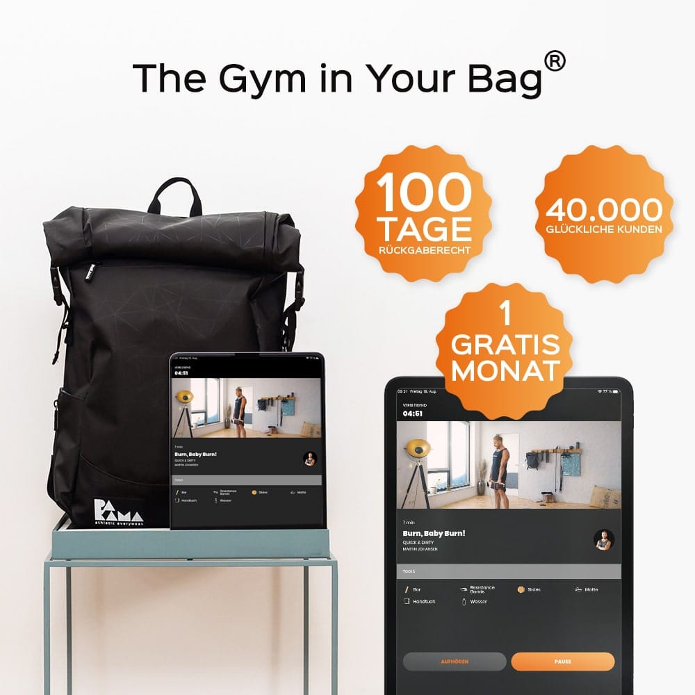 !B-Ware-Schnapper! Fitnessstudio to Go (inkl. App) PAKAMA athletics