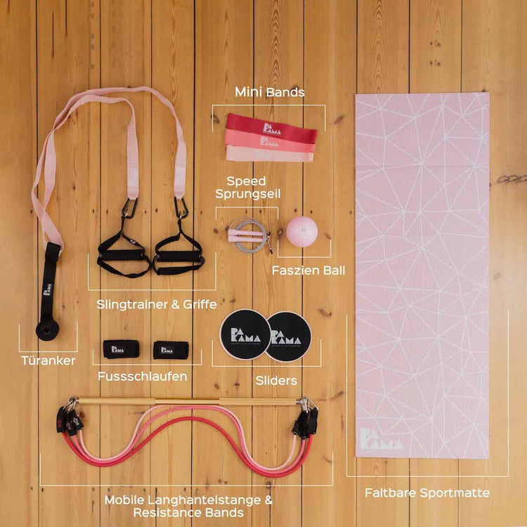 !B-Ware-Schnapper! PAKAMA Fitnessstudio to Go (inkl. App) PAKAMA athletics