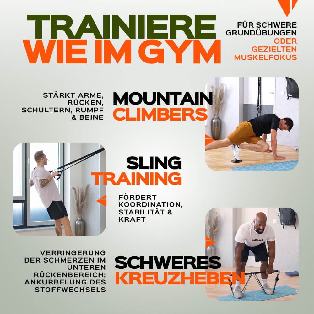 !B-Ware-Schnapper! PAKAMA Fitnessstudio to Go (inkl. App) PAKAMA athletics