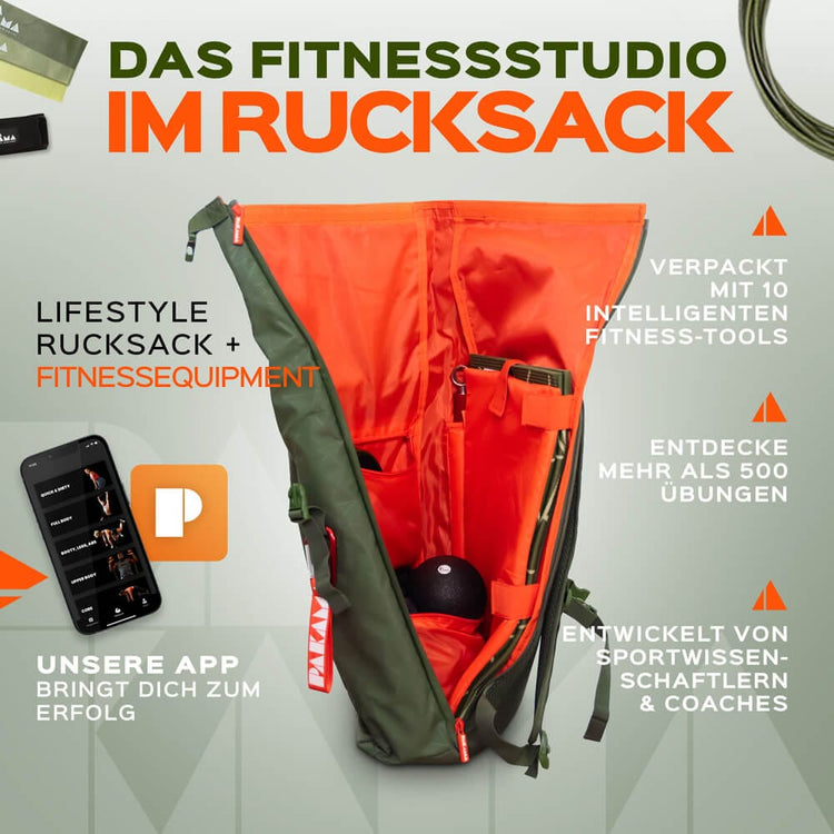 !B-Ware-Schnapper! PAKAMA Fitnessstudio to Go (inkl. App) PAKAMA athletics