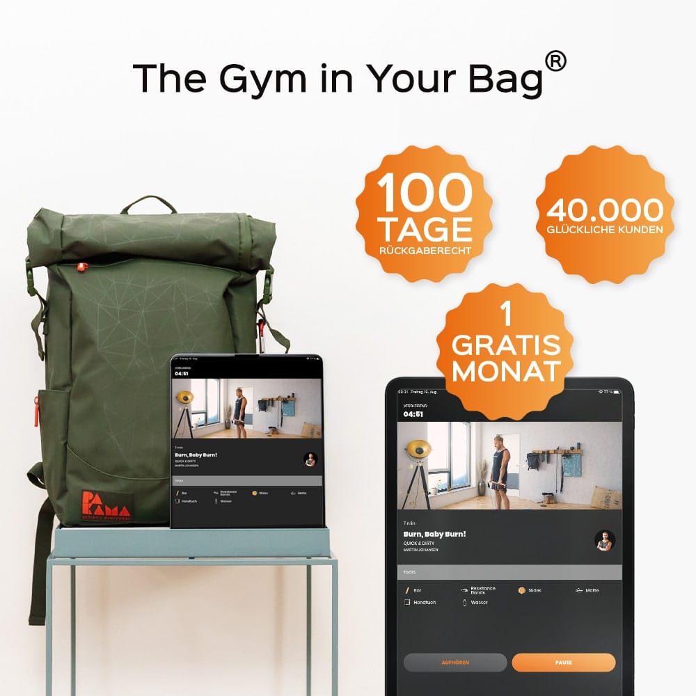 !B-Ware-Schnapper! PAKAMA Fitnessstudio to Go (inkl. App) PAKAMA athletics