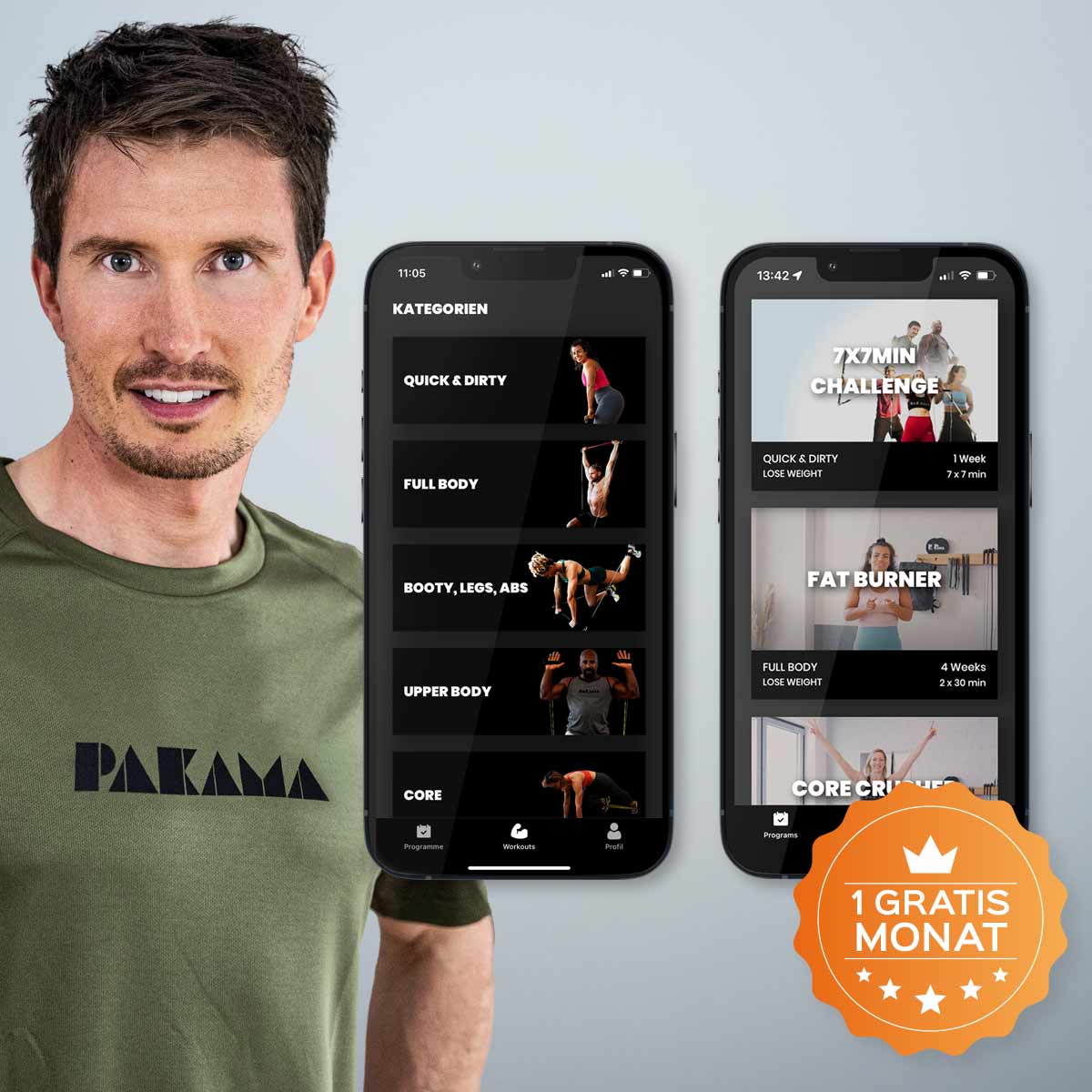 !B-Ware-Schnapper! Fitnessstudio to Go (inkl. App) PAKAMA athletics