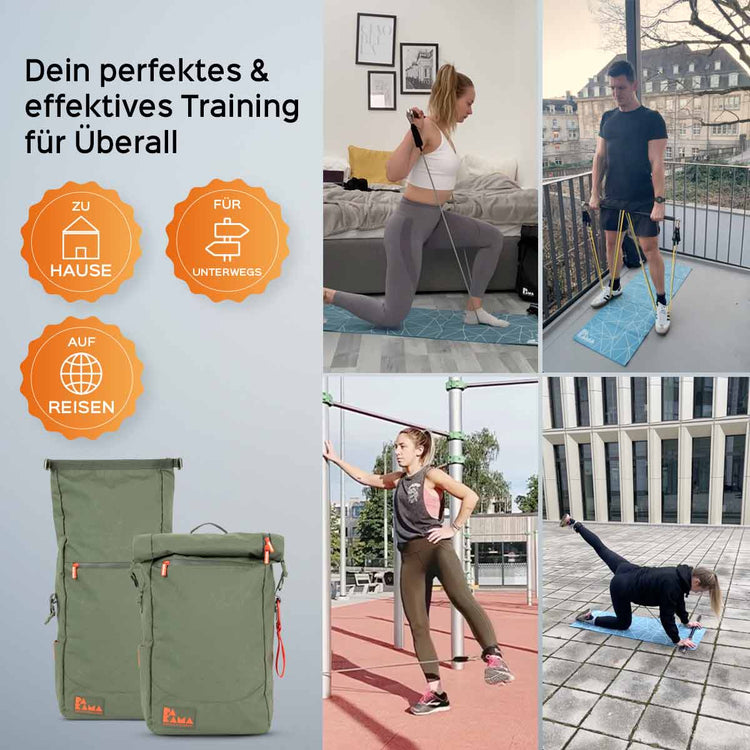 !B-Ware-Schnapper! Fitnessstudio to Go (inkl. App) PAKAMA athletics