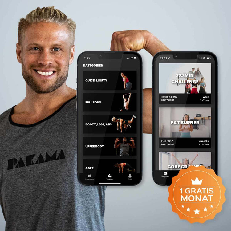 !B-Ware-Schnapper! Fitnessstudio to Go (inkl. App) PAKAMA athletics