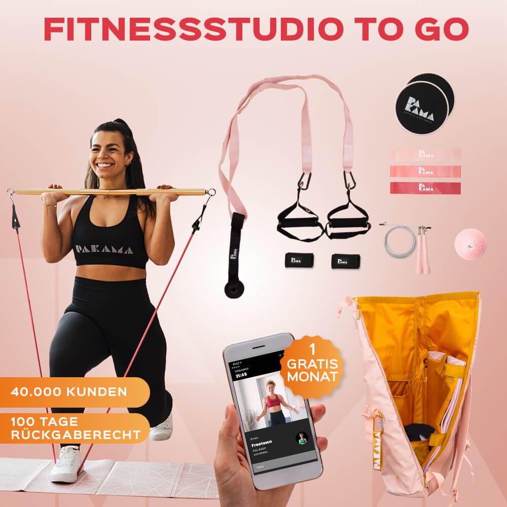 !B-Ware-Schnapper! PAKAMA Fitnessstudio to Go (inkl. App) PAKAMA athletics