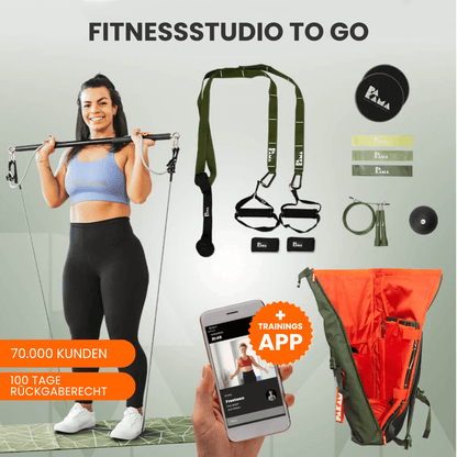 Firmen Fitnessstudio to Go (inkl. App) GOTHAM Green PAKAMA athletics