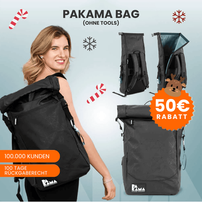 Fitnessrucksack (ohne Tools/Premium App Zugang) BERLIN Black PAKAMA athletics