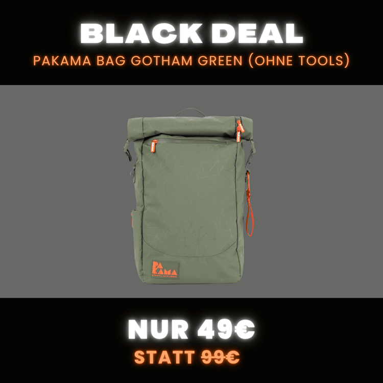 Fitnessrucksack (ohne Tools/Premium App Zugang) GOTHAM Green PAKAMA athletics