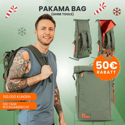 Fitnessrucksack (ohne Tools/Premium App Zugang) GOTHAM Green PAKAMA athletics