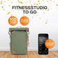 Fitnessstudio to Go - GOTHAM Green (inkl. App) + Shaker GOTHAM Green PAKAMA athletics