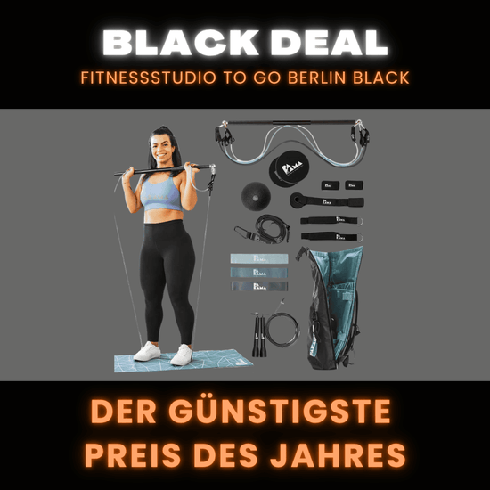 Fitnessstudio to Go (inkl. App) BERLIN Black PAKAMA athletics