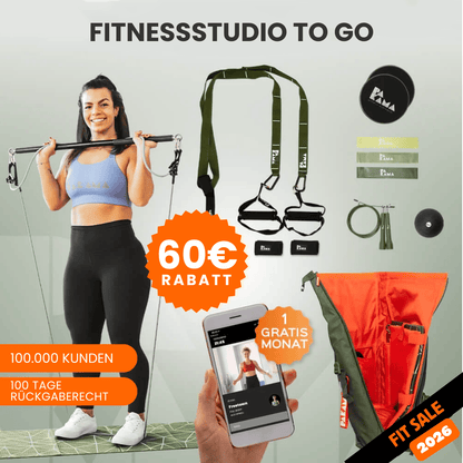 Fitnessstudio to Go (inkl. App) GOTHAM Green PAKAMA athletics