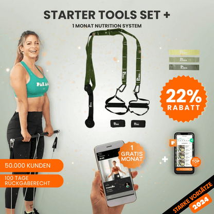PAKAMA Starter Tools Set Fitnessstudio to Go (inkl. App) PAKAMA athletics
