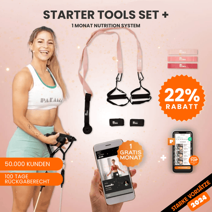 PAKAMA Starter Tools Set Fitnessstudio to Go (inkl. App) PAKAMA athletics