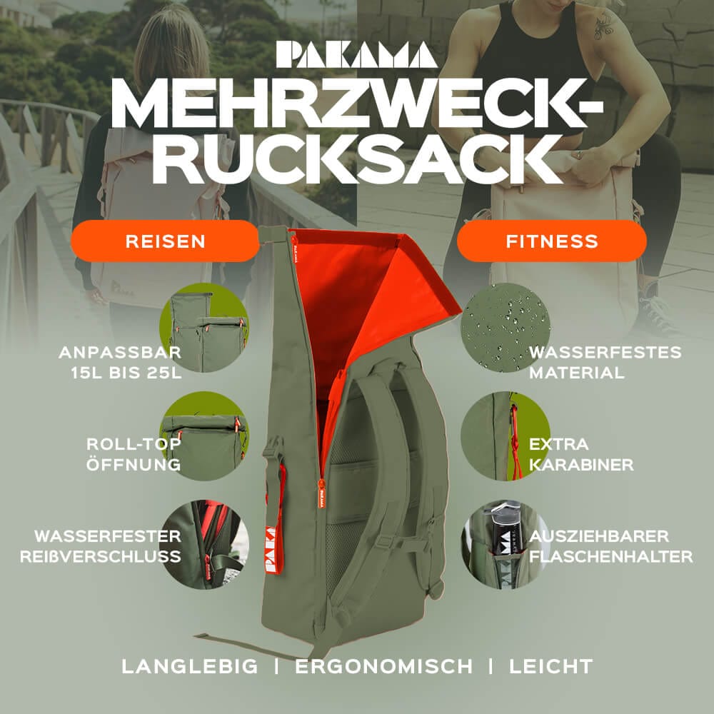 Fitnessstudio to Go (inkl. App) PAKAMA athletics