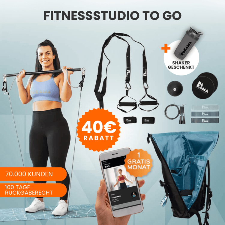 PAKAMA Fitnessstudio to Go (inkl. App) PAKAMA athletics