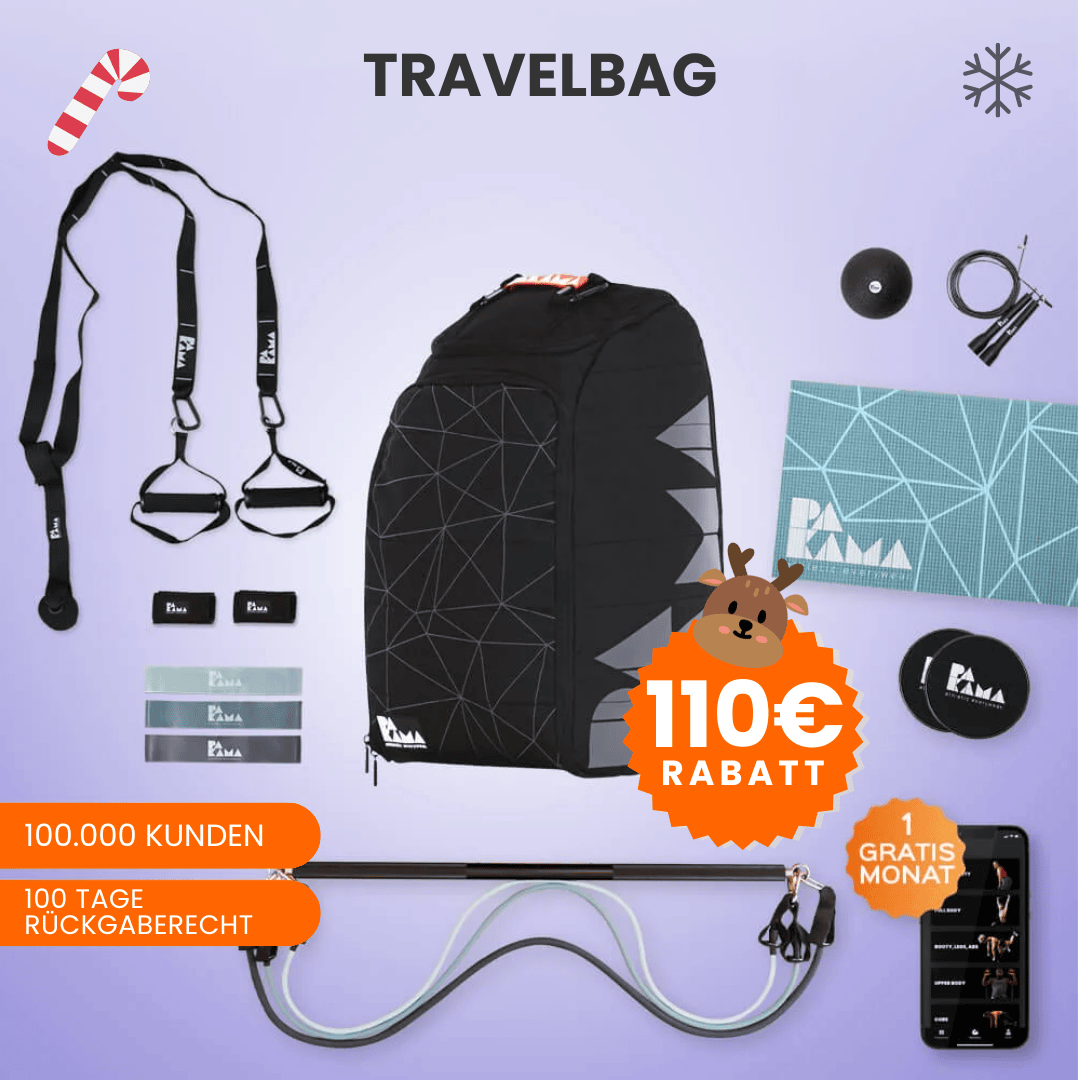 Fitnessstudio to Go Travel Bag (inkl. App) PAKAMA athletics