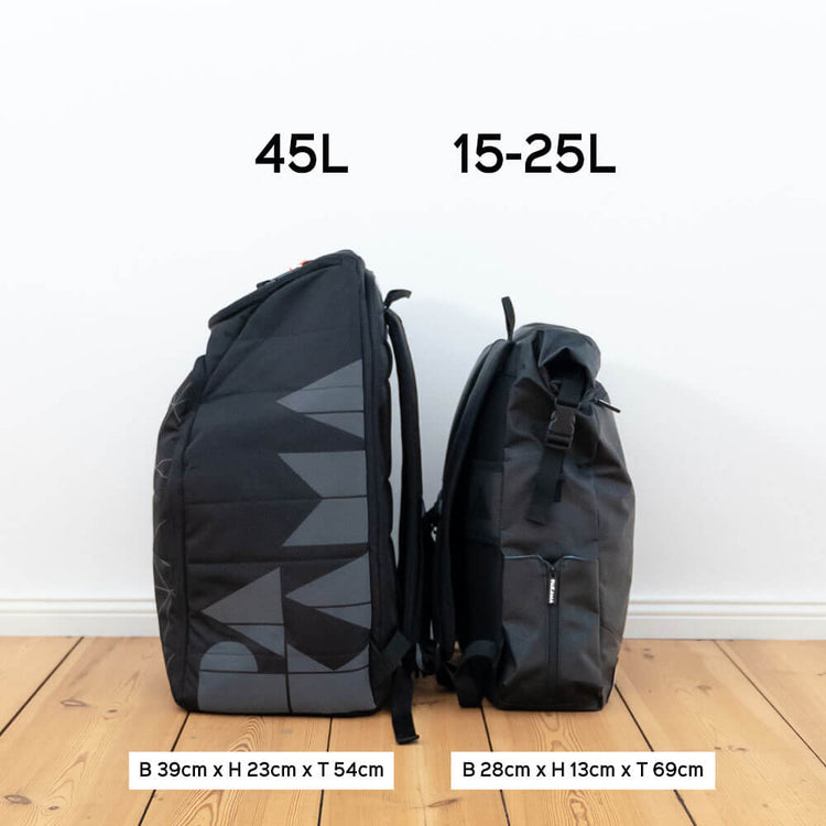PAKAMA Reise Rucksack Fitnessstudio to Go Travel schwarz