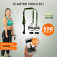 Mrs. Balance Fitnessstudio to Go (inkl. App) Starter Tools Set / GOTHAM Green PAKAMA athletics