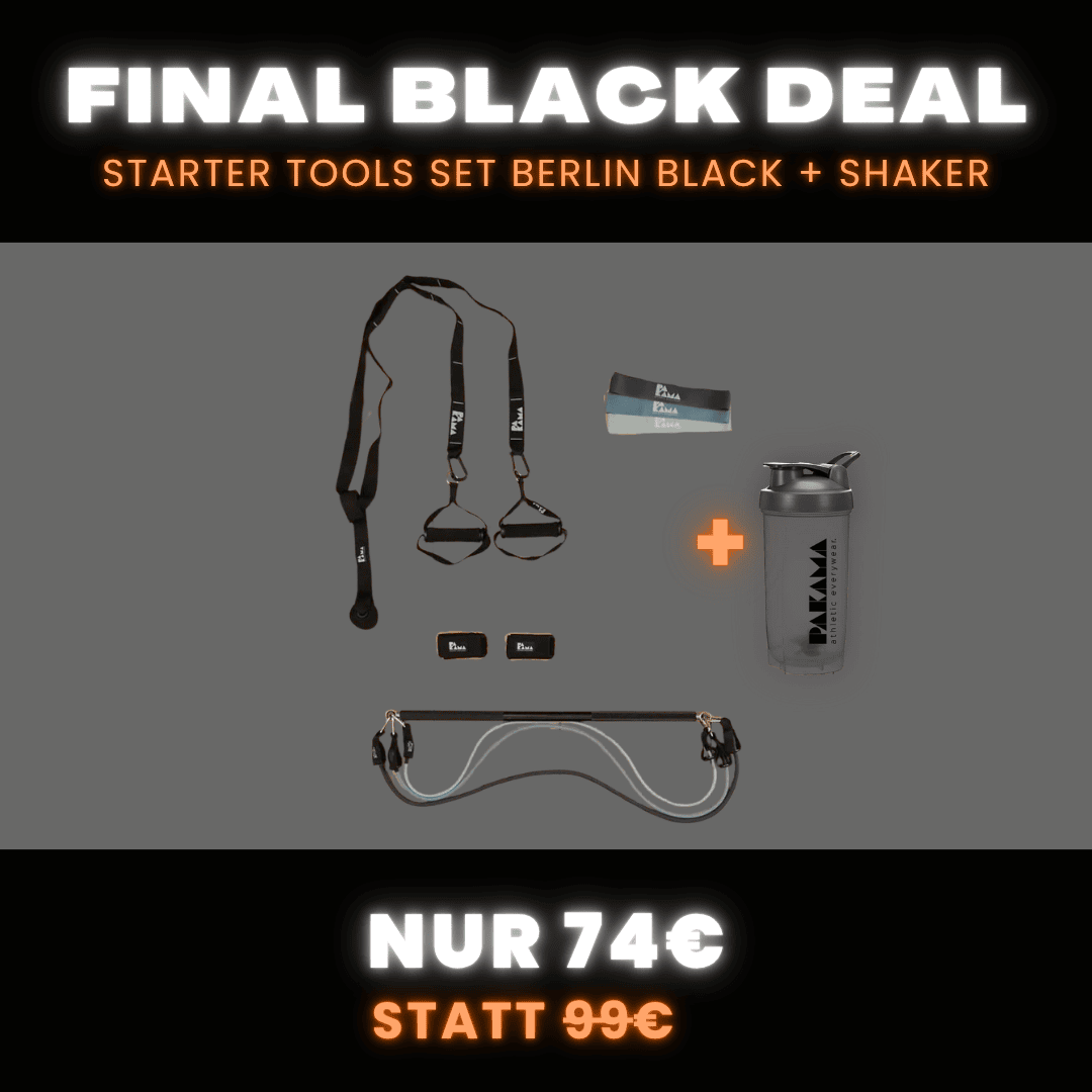Starter Tools Set ohne Bag (inkl. App) + gratis SHAKER BERLIN Black PAKAMA athletics