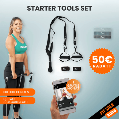 Starter Tools Set ohne Bag (inkl. App) BERLIN Black PAKAMA athletics