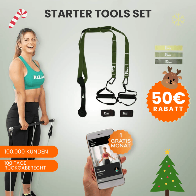Starter Tools Set ohne Bag (inkl. App) GOTHAM Green PAKAMA athletics
