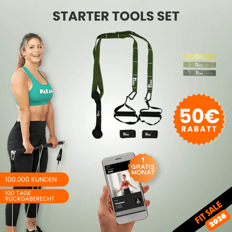 Starter Tools Set ohne Bag (inkl. App) GOTHAM Green PAKAMA athletics