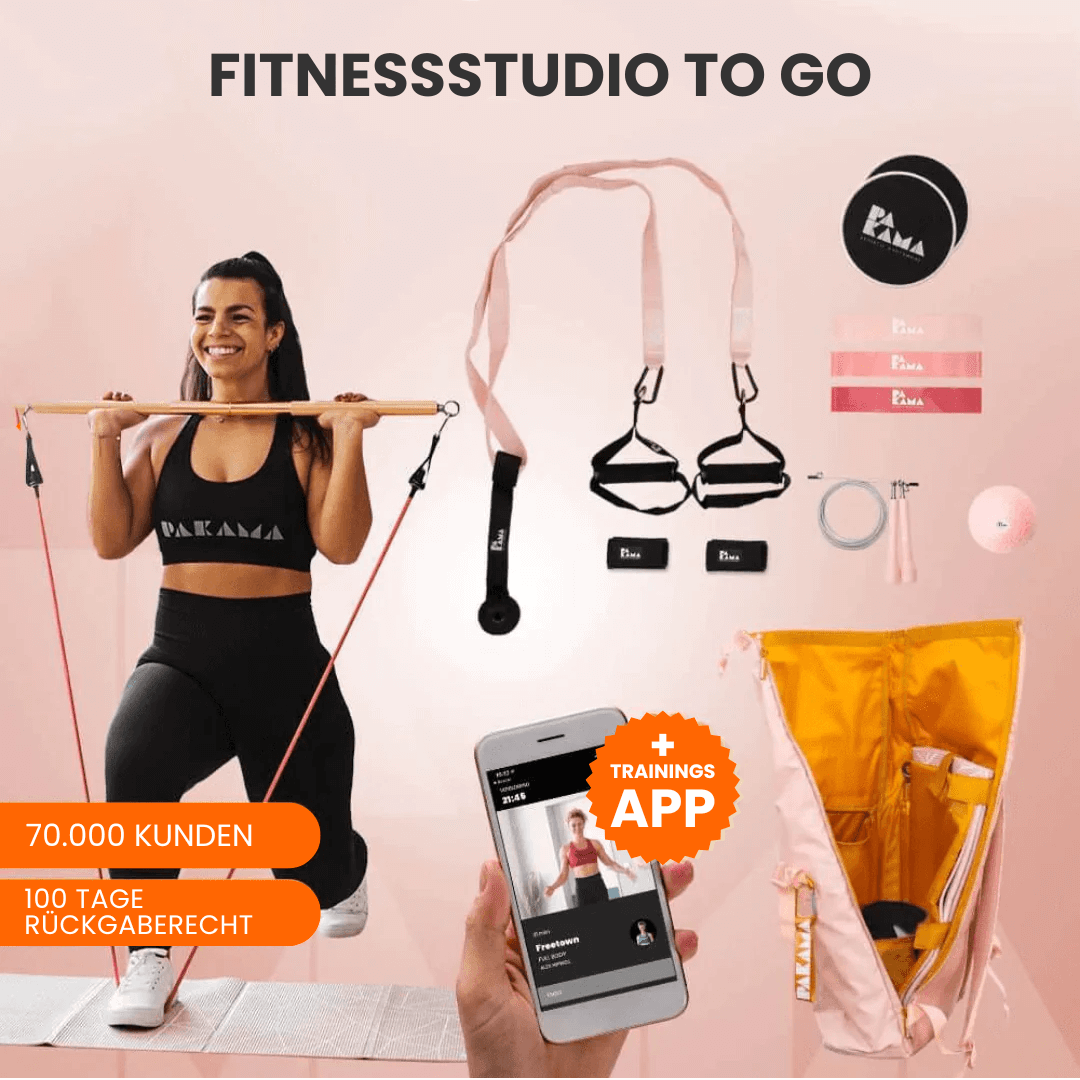 PAKAMA Fitnessstudio to Go (inkl. App) PAKAMA athletics