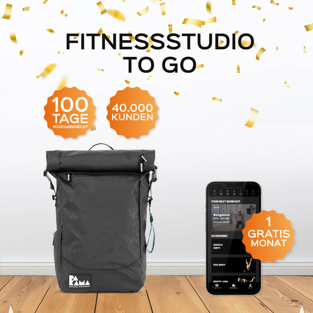 Firmen Fitnessstudio to Go (inkl. App) PAKAMA athletics
