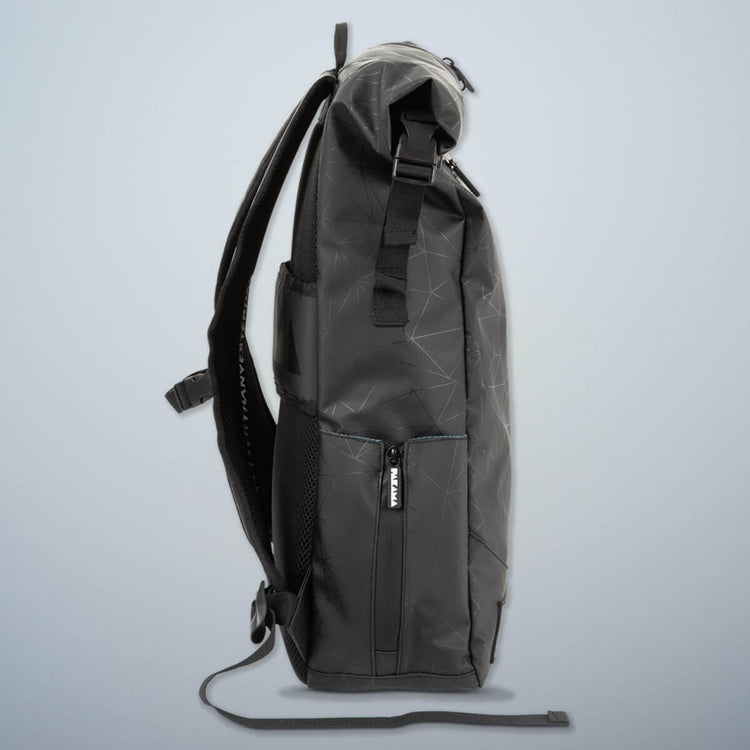 PAKAMA-sac à dos de fitness-noir-côté porte-bouteille