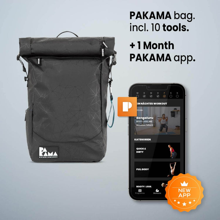  PAKAMA-fitness-rugzak-zwart-app
