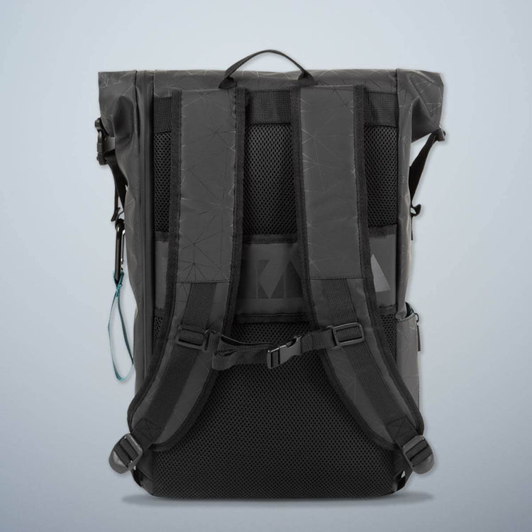 PAKAMA fitness backpack black back shoulder straps