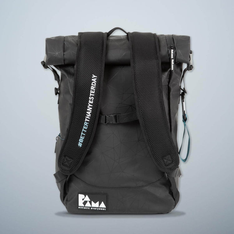 PAKAMA-sac à dos de fitness-noir-avant-épaules