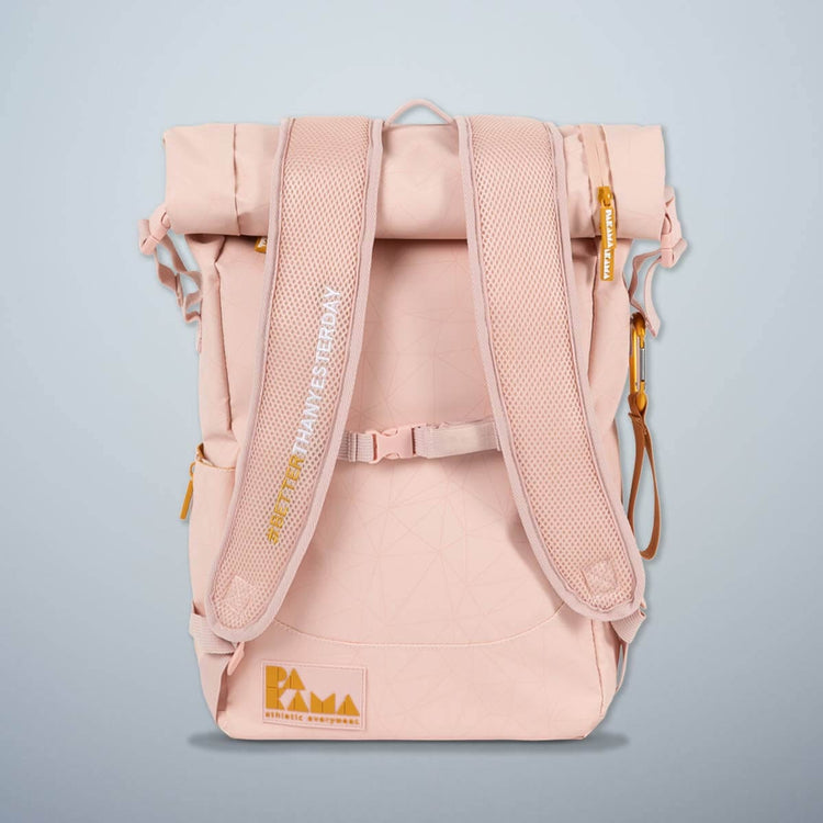 PAKAMA-sac à dos de fitness-pink-front-épaules