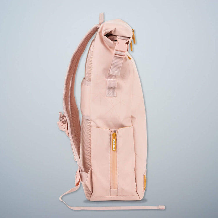 PAKAMA-sac à dos de fitness-pink-côté porte-bouteille