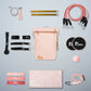 PAKAMA-fitness rucksack-pink-front-equipment