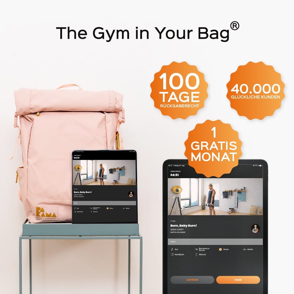 PAKAMA fitness backpack (incl. app) PAKAMA athletics